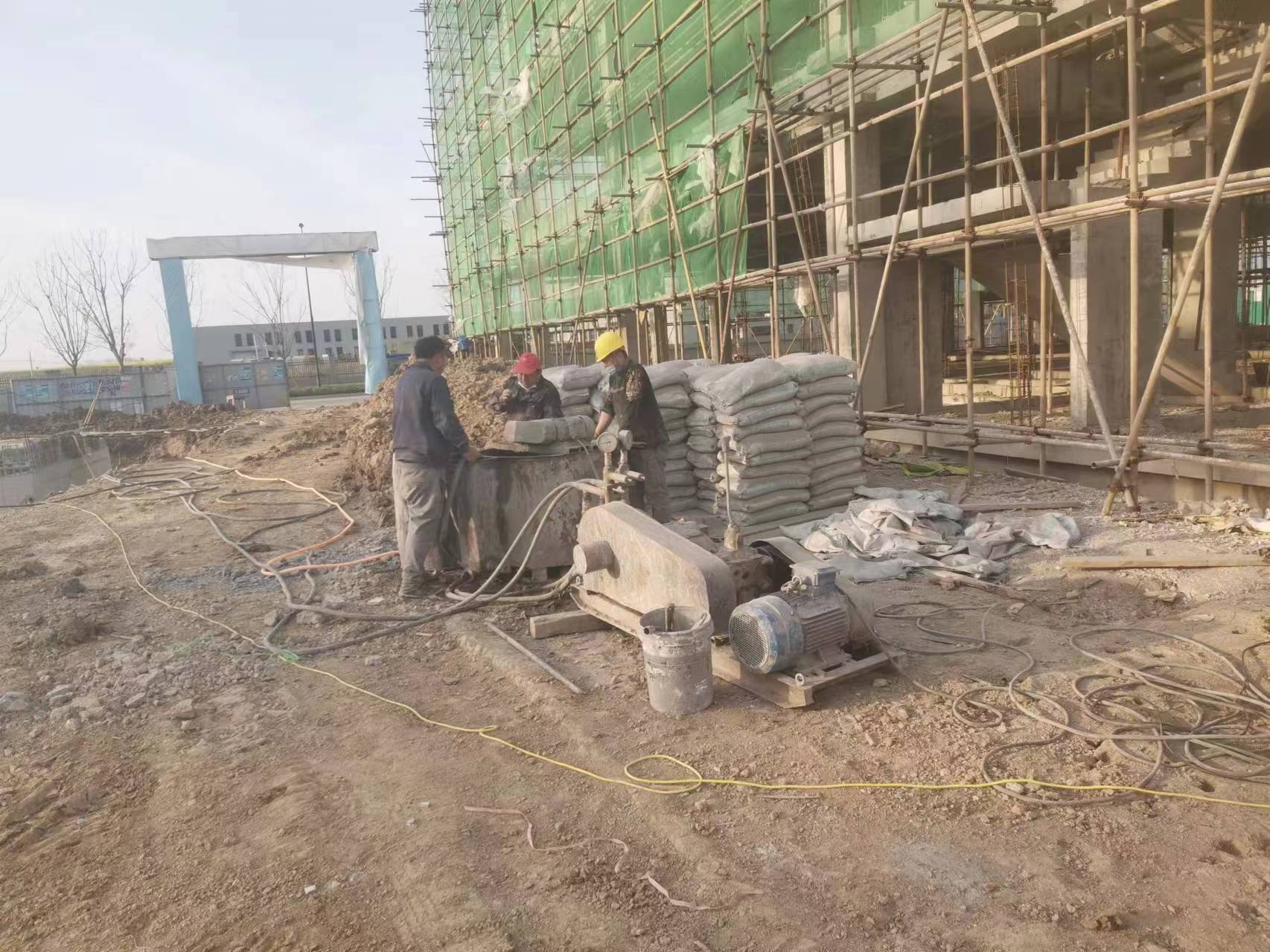 二道别墅下沉注浆